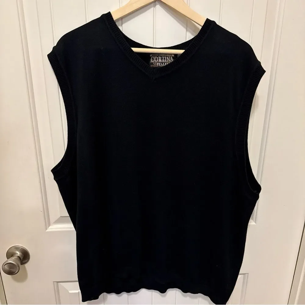 Vintage Cortina Italia Sleeveless Sweater Men’s Size XL